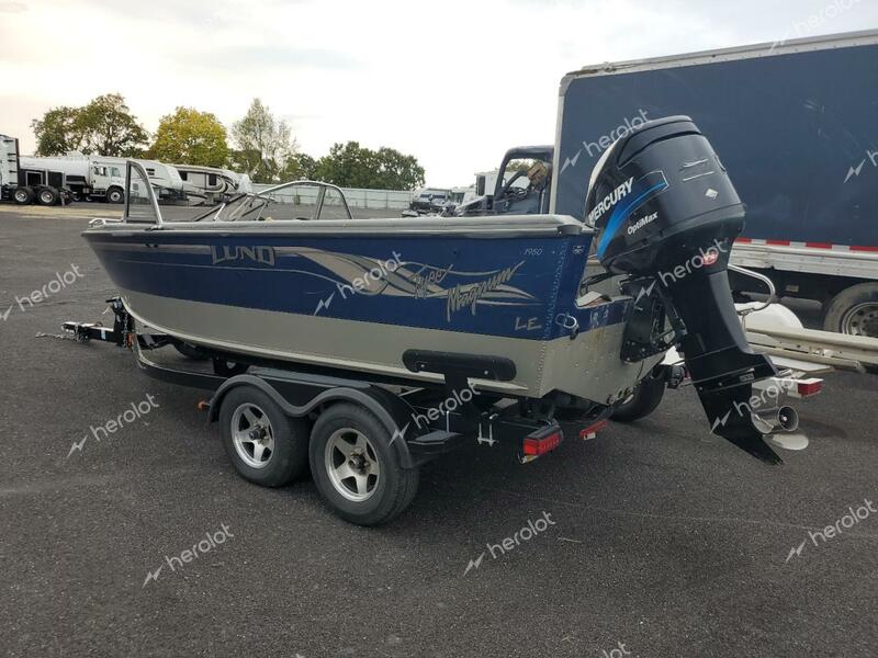 LUND BOAT W/TRL 2001 blue   LUNCJ008C101 photo #4