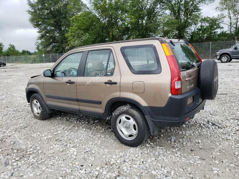 HONDA CR-V LX 2004 tan  gas SHSRD78464U209755 photo #3