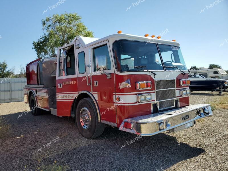 PIERCE MFG. INC. PIERCE 2002 red fire tru diesel 4P1CT02M42A002018 photo #1