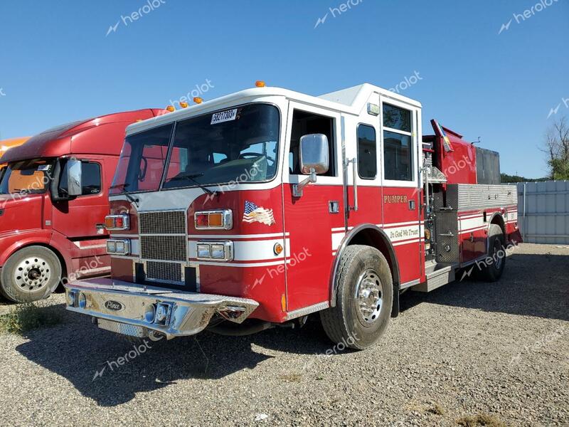 PIERCE MFG. INC. PIERCE 2002 red fire tru diesel 4P1CT02M42A002018 photo #3