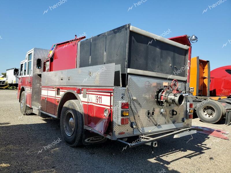 PIERCE MFG. INC. PIERCE 2002 red fire tru diesel 4P1CT02M42A002018 photo #4