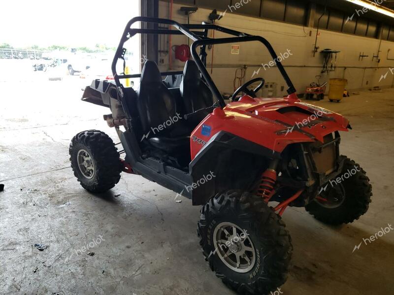 POLARIS RANGER RZR 2011 red  gas 4XAJH87A4BB400765 photo #1