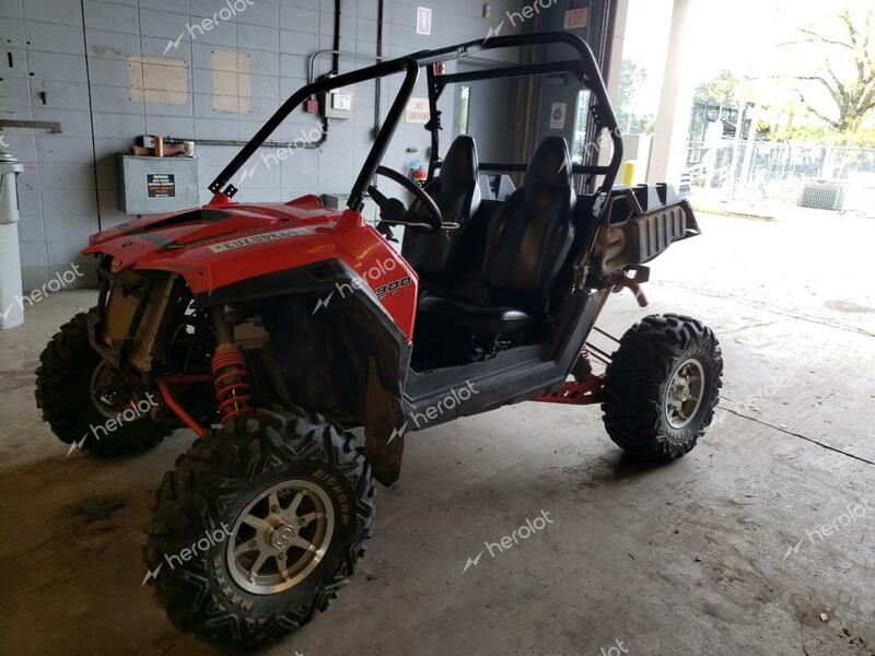 POLARIS RANGER RZR 2011 red  gas 4XAJH87A4BB400765 photo #3