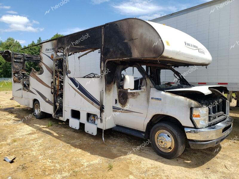 FORD E450 RV 2014 white  gas 1FDXE4FS7DDB26995 photo #1