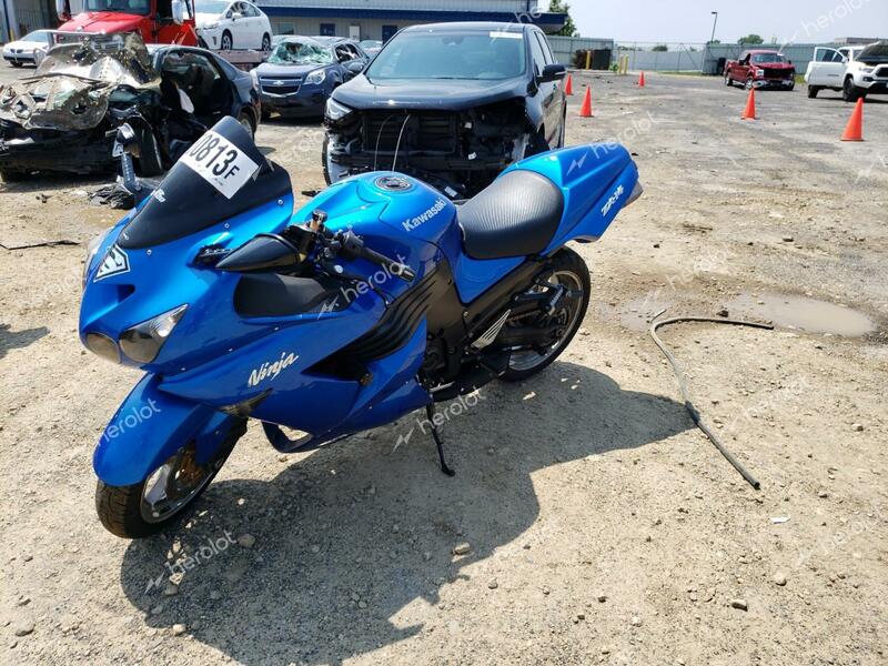 KAWASAKI ZX1400 A 2007 blue racer gas JKBZXNA117A019867 photo #3