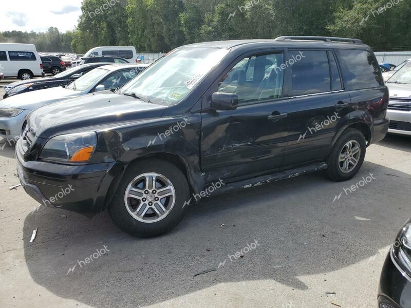 HONDA PILOT 2003 black  gas 2HKYF18513H616627 photo #1