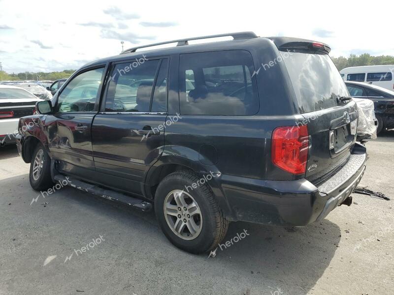 HONDA PILOT 2003 black  gas 2HKYF18513H616627 photo #3