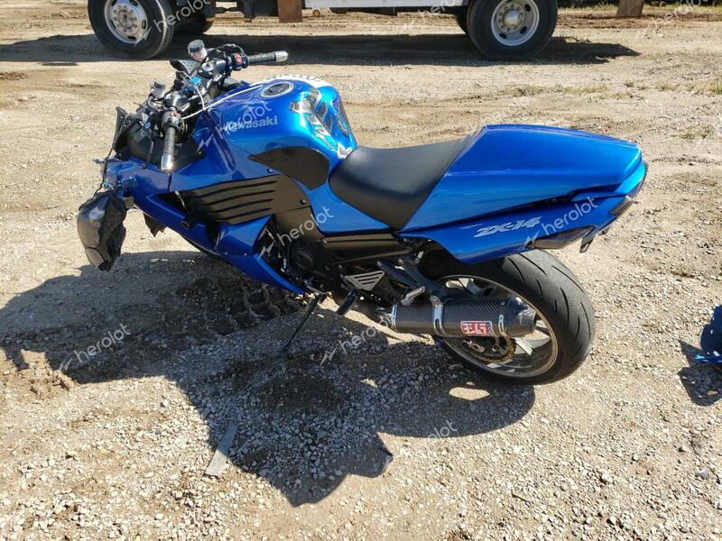 KAWASAKI ZX14 2007 blue  gas JKBZXNA137A020745 photo #4