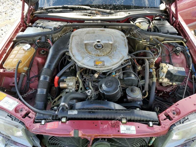 MERCEDES-BENZ 420-CLASS 1990 maroon  gas WDBCA35E0LA552451 photo #4