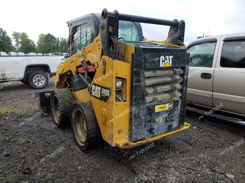 CATERPILLAR SKIDSTEER 2017 yellow   CAT0242DTDZT03294 photo #4