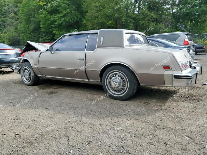 OLDSMOBILE TORONADO B 1984 beige coupe gas 1G3AZ57Y0EE341427 photo #3