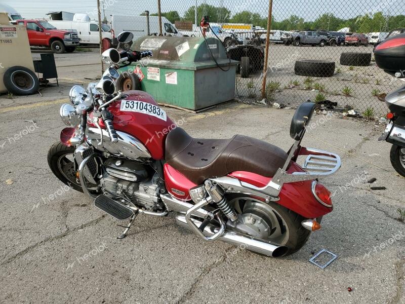 TRIUMPH MOTORCYCLE ROCKET III 2005 red  gas SMTC00L465J217664 photo #4