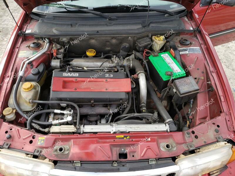 SAAB 9000 CSE T 1997 red hatchbac gas YS3CF68M9V1015287 photo #4