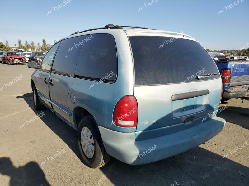 PLYMOUTH VOYAGER 1996 blue  gas 2P4FP2539TR819096 photo #3