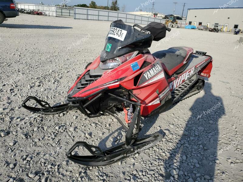 YAMAHA VIPER 2014 red   4UF8JR009ET001408 photo #3