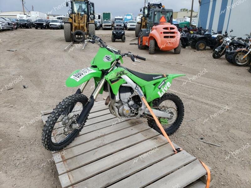 KAWASAKI KX450 F 2022 green  gas JKAKXGJC8NA025326 photo #3