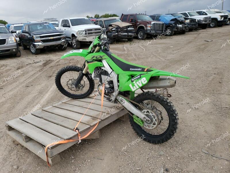 KAWASAKI KX450 F 2022 green  gas JKAKXGJC8NA025326 photo #4