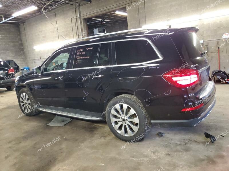 MERCEDES-BENZ GLS 450 4M 2017 black  gas 4JGDF6EE4HA915779 photo #3