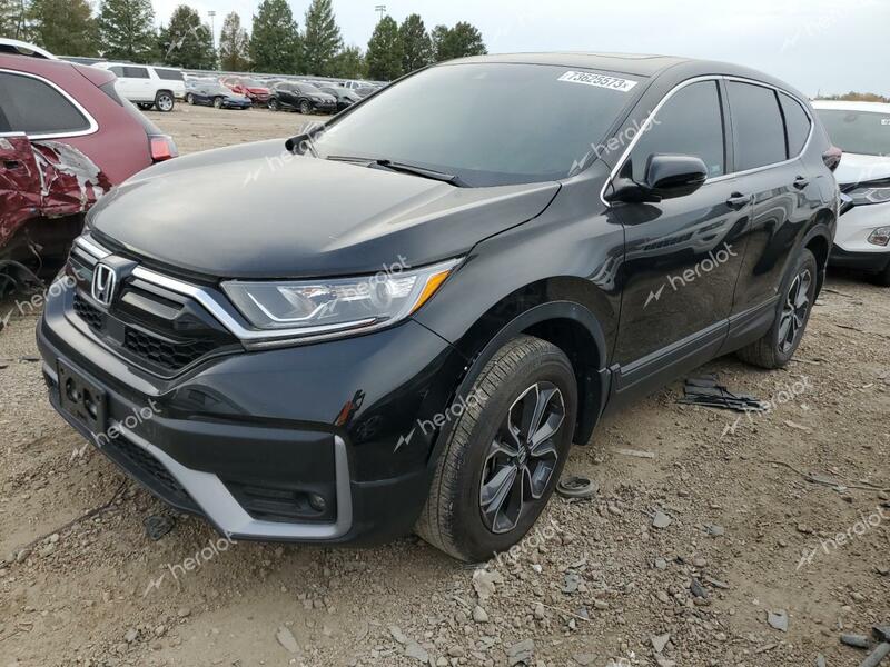 HONDA CR-V EX 2020 black  gas 5J6RW2H57LL046648 photo #1