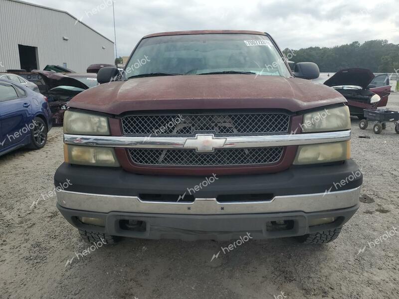 CHEVROLET SILVERADO 2003 maroon 4dr ext gas 1GCEK19T93E240206 photo #3