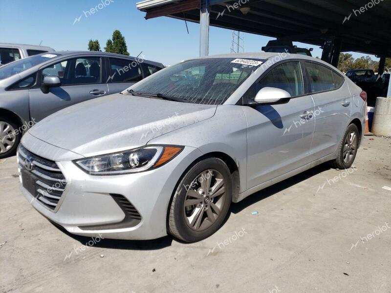 HYUNDAI ELANTRA SE 2018 silver  gas KMHD84LF7JU503080 photo #1