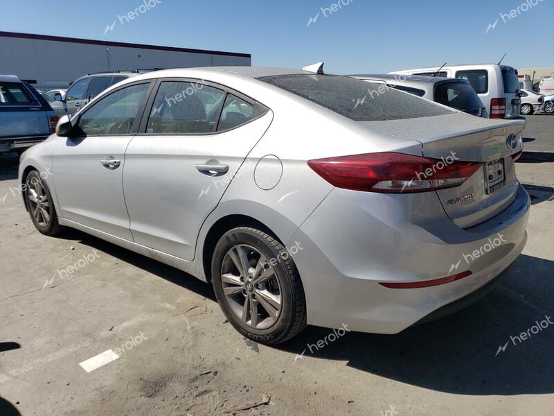 HYUNDAI ELANTRA SE 2018 silver  gas KMHD84LF7JU503080 photo #3