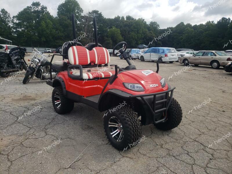 ICON GOLF CART 2019 red   LTA0030453 photo #1