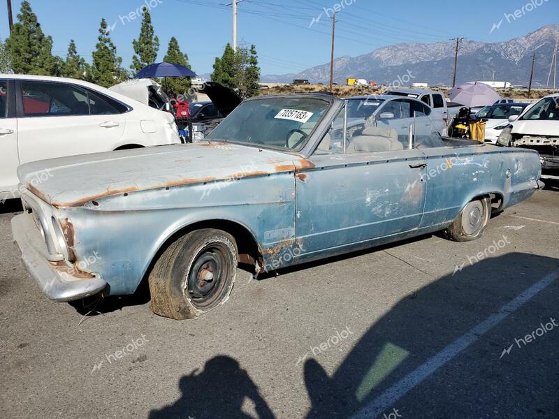 PLYMOUTH VALIANT 1962 blue   32553420 photo #1