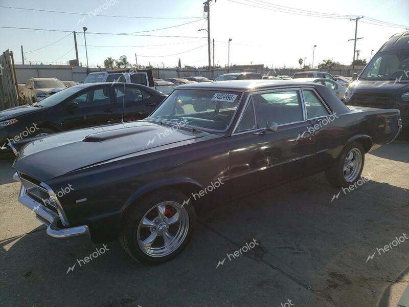 PONTIAC LEMANS 1965 charcoal   237275Z116870 photo #1