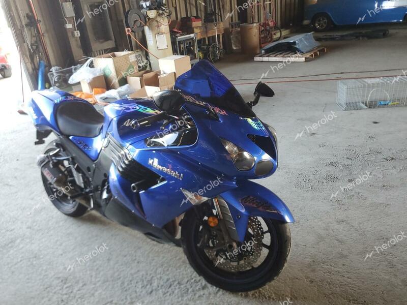 KAWASAKI ZX1400 A 2006 blue  gas JKBZXNA156A001161 photo #1