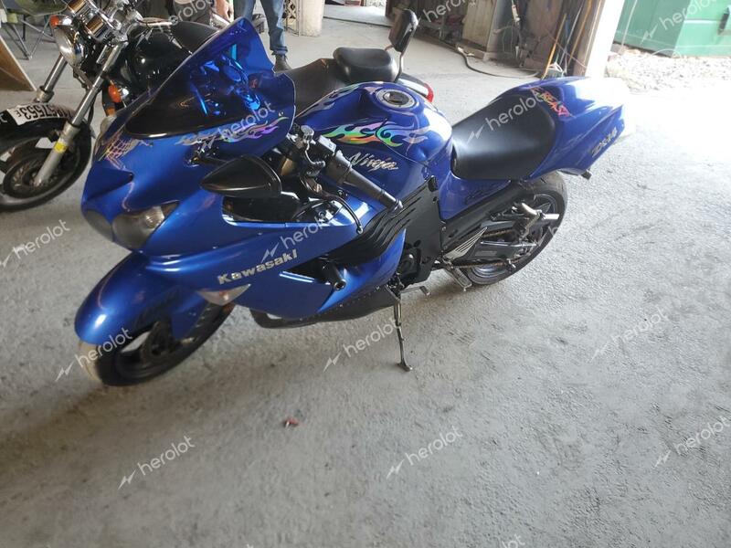 KAWASAKI ZX1400 A 2006 blue  gas JKBZXNA156A001161 photo #3