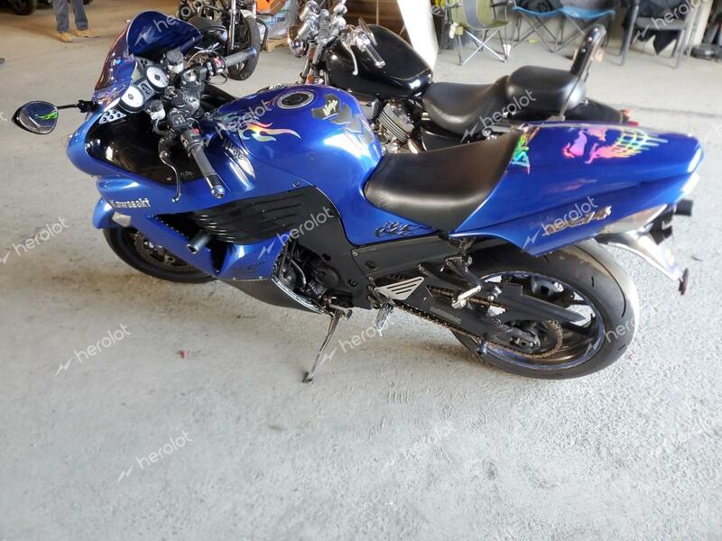 KAWASAKI ZX1400 A 2006 blue  gas JKBZXNA156A001161 photo #4