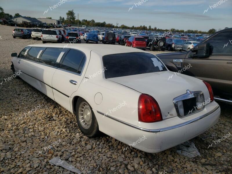 LINCOLN TOWN CAR E 2000 white limousin gas 1L1FM81W0YY869465 photo #3