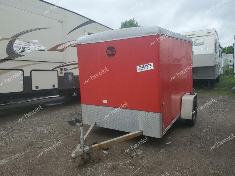 WELLS CARGO TRAILER 2004 red   1WC200D1441107464 photo #3