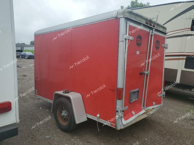 WELLS CARGO TRAILER 2004 red   1WC200D1441107464 photo #4