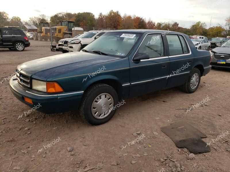 DODGE SPIRIT 1994 blue sedan 4d gas 3B3AA46K5RT313967 photo #1