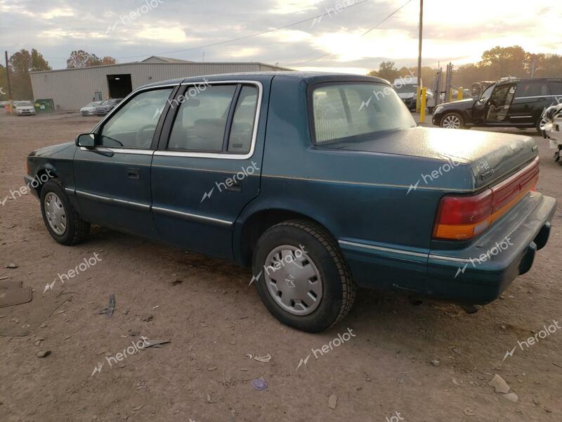 DODGE SPIRIT 1994 blue sedan 4d gas 3B3AA46K5RT313967 photo #3