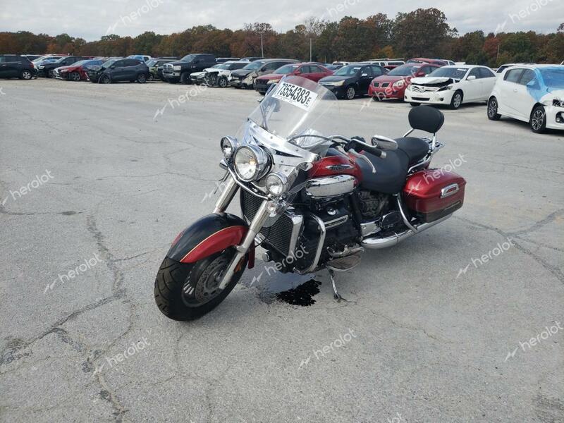 TRIUMPH MOTORCYCLE ROCKET III 2015 red road/str gas SMTC06LR5FJ680346 photo #3