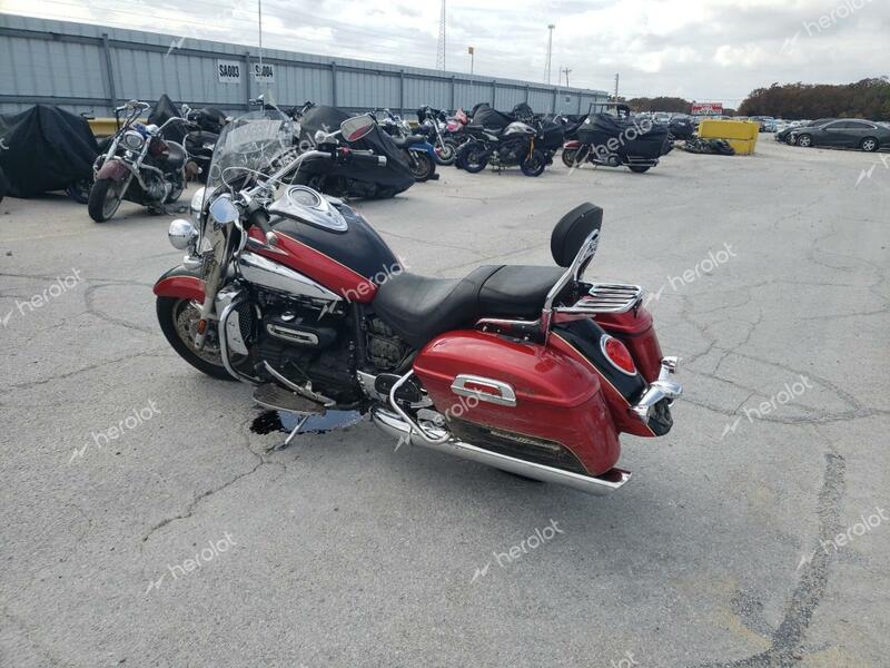 TRIUMPH MOTORCYCLE ROCKET III 2015 red road/str gas SMTC06LR5FJ680346 photo #4