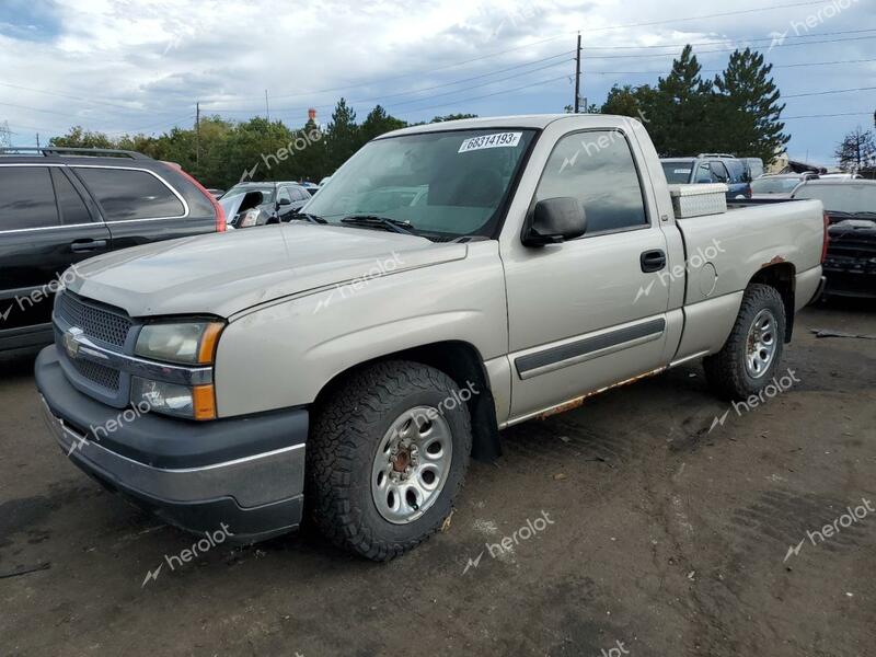 CHEVROLET SILVERADO 2005 tan pickup gas 1GCEC14V65Z357629 photo #3