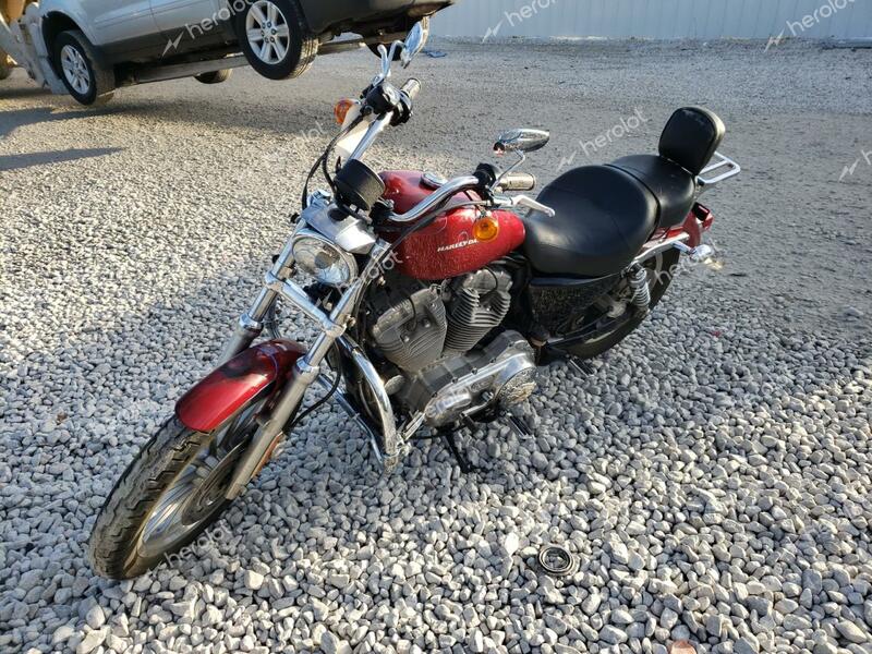 HARLEY-DAVIDSON XL883 L 2007 red  gas 1HD4CR2137K429665 photo #3