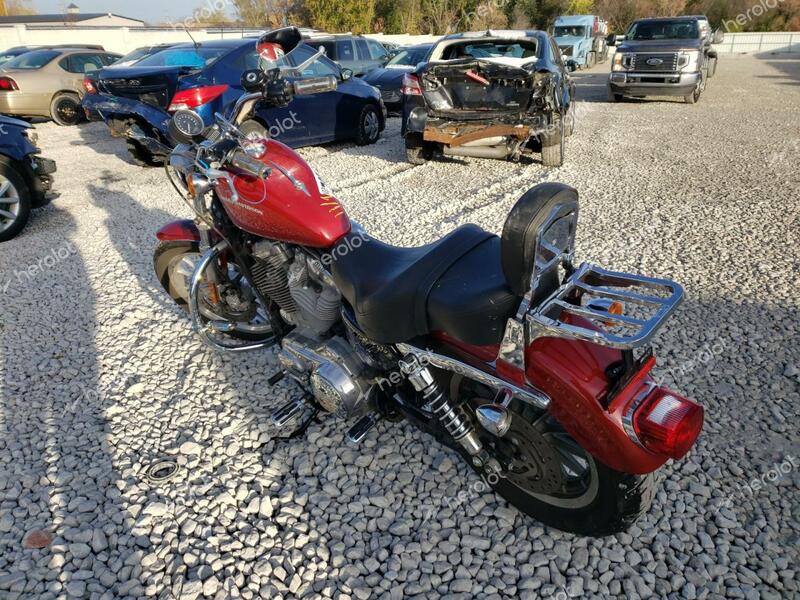 HARLEY-DAVIDSON XL883 L 2007 red  gas 1HD4CR2137K429665 photo #4