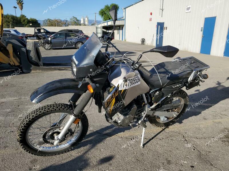 KAWASAKI KL650 A 2007 gray enduro gas JKAKLEA107DA30944 photo #3