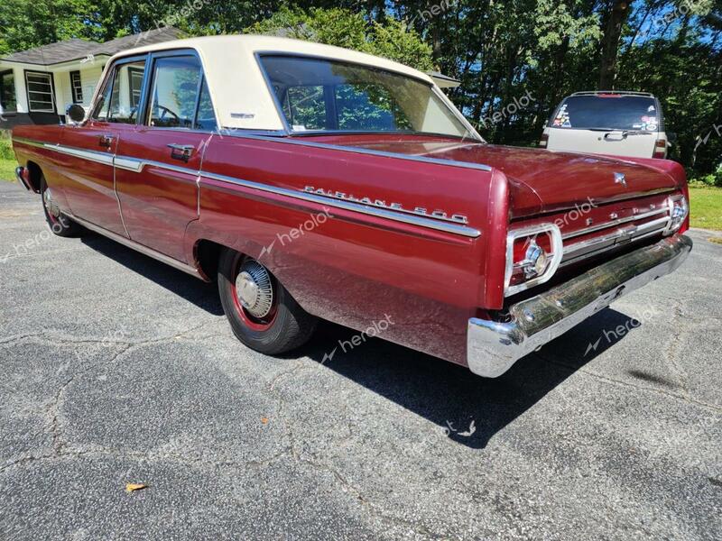 FORD FAIRLANE 1965 burgundy   1965FA1RLA1NE photo #4