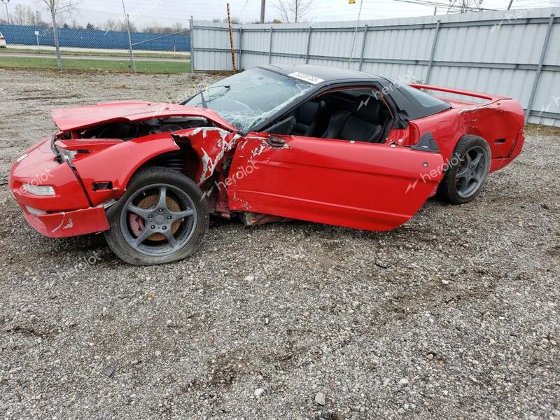 ACURA NSX 1991 red coupe gas JH4NA1151MT001292 photo #1