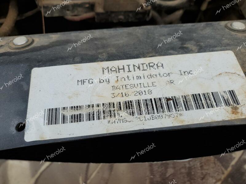 MAHINDRA AND MAHINDRA RETRIEVER 2018 green   A7MS5S2C1JB007957 photo #4