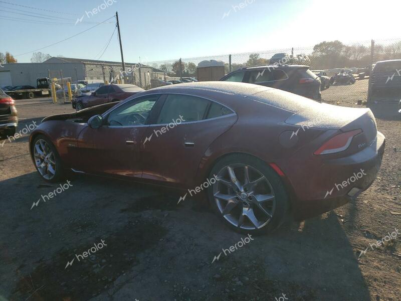 FISKER AUTOMOTIVE KARMA SPOR 2012 maroon  hybrid engine YH4K14AA5CA000536 photo #3