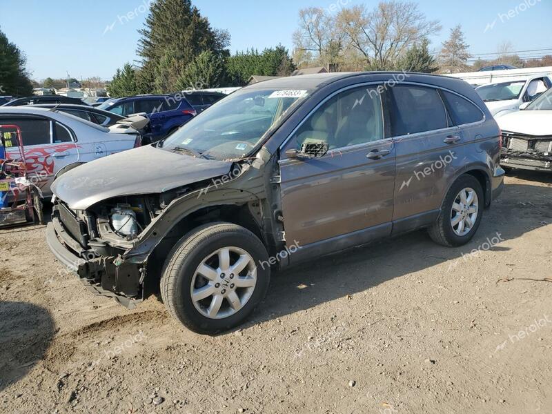 HONDA CR-V EXL 2009 gray  gas 5J6RE38779L013121 photo #1