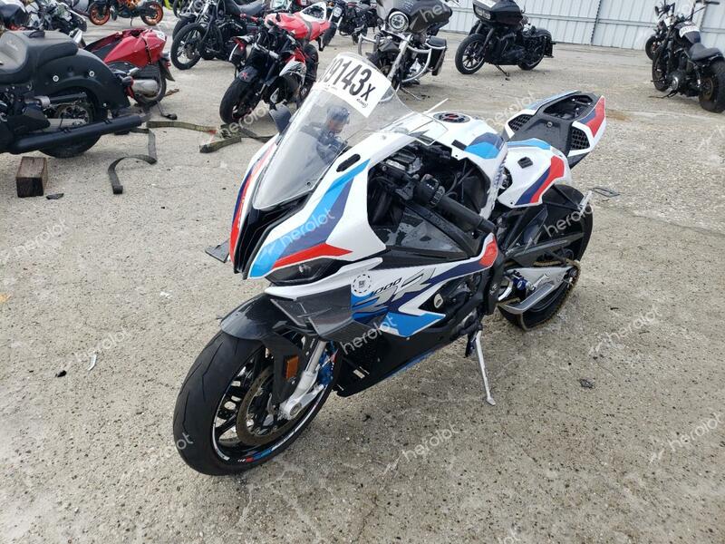 BMW M 1000 RR 2021 white  gas WB10E7306M6E06907 photo #3