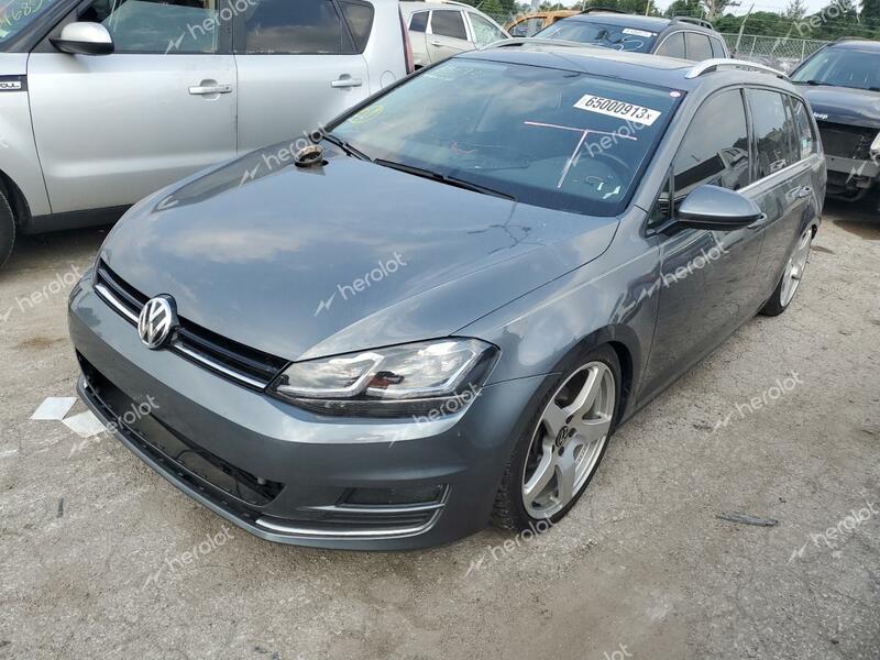 VOLKSWAGEN GOLF SPORT 2017 gray station gas 3VWC17AU5HM510788 photo #1